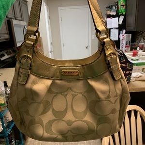 Gold Coach purse